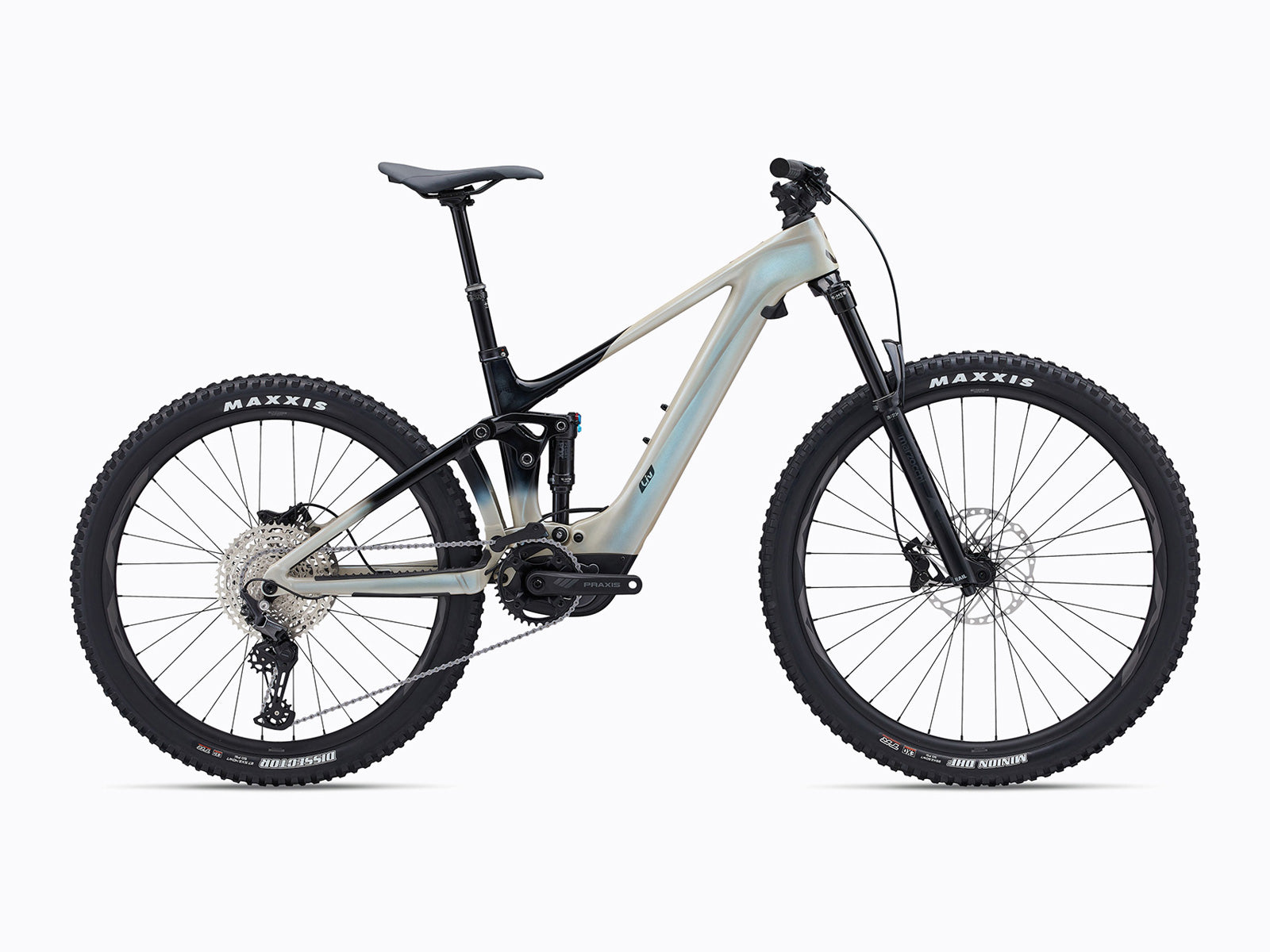 Aluminum frame bicycle with a black seat post, showcasing a sleek and modern design suitable for various terrains.