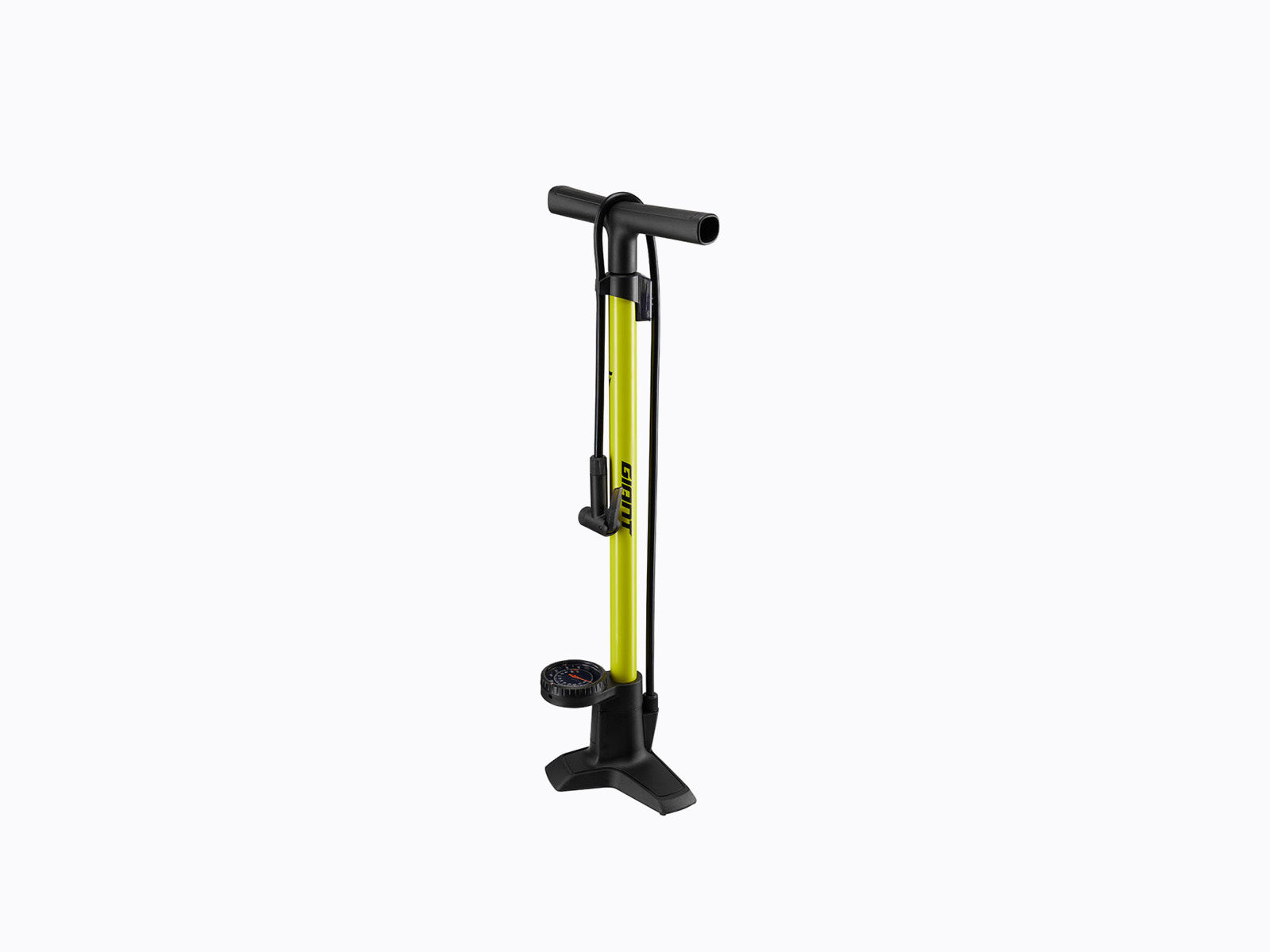 Giant Control Tower Comp Floor Pump Neon Yellow