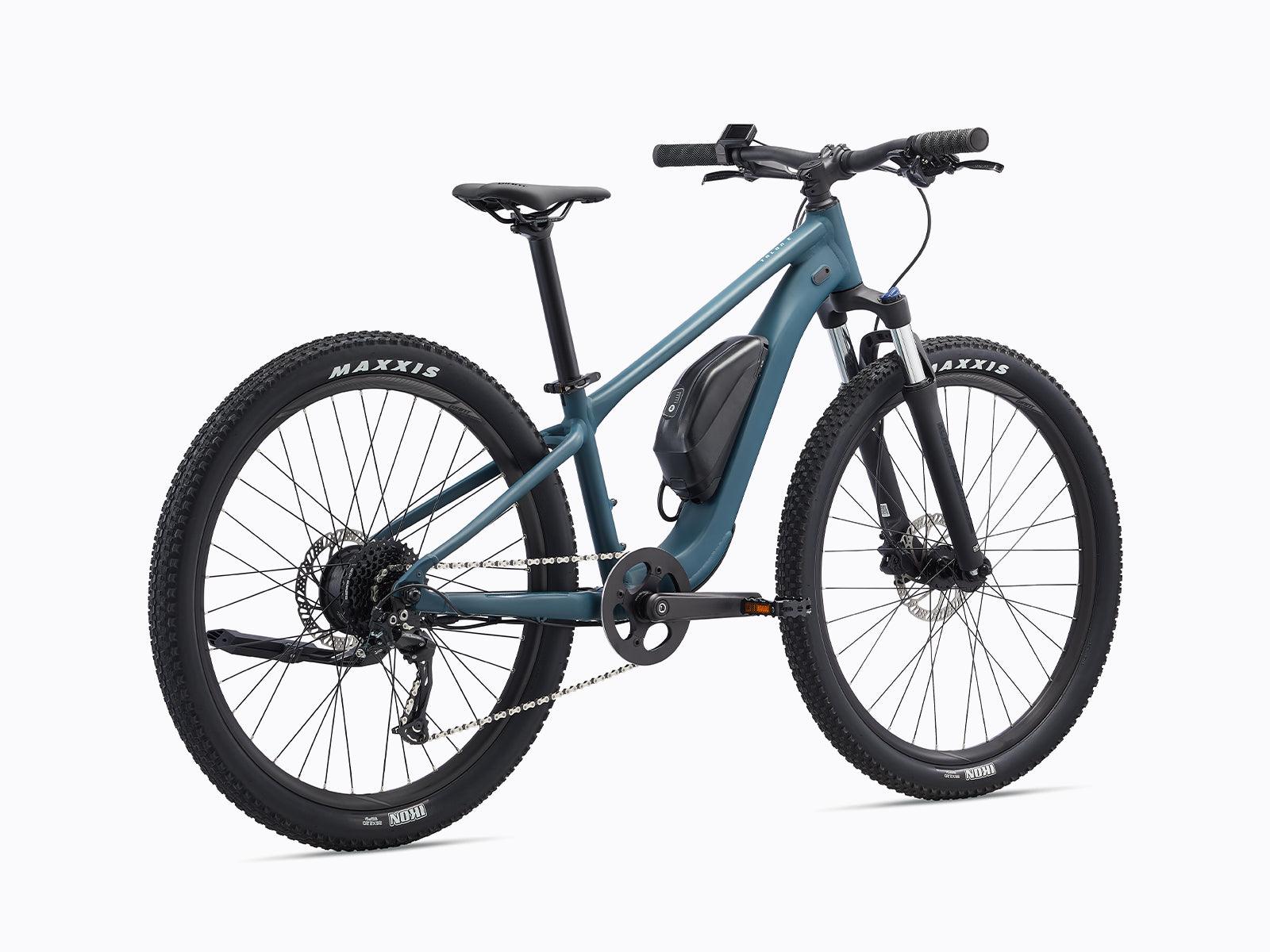 image features a Giant talon E+ junior, an electric mountain bike sold by Giant Melbourne, Melbourne based bike shop with experienced mechanics.