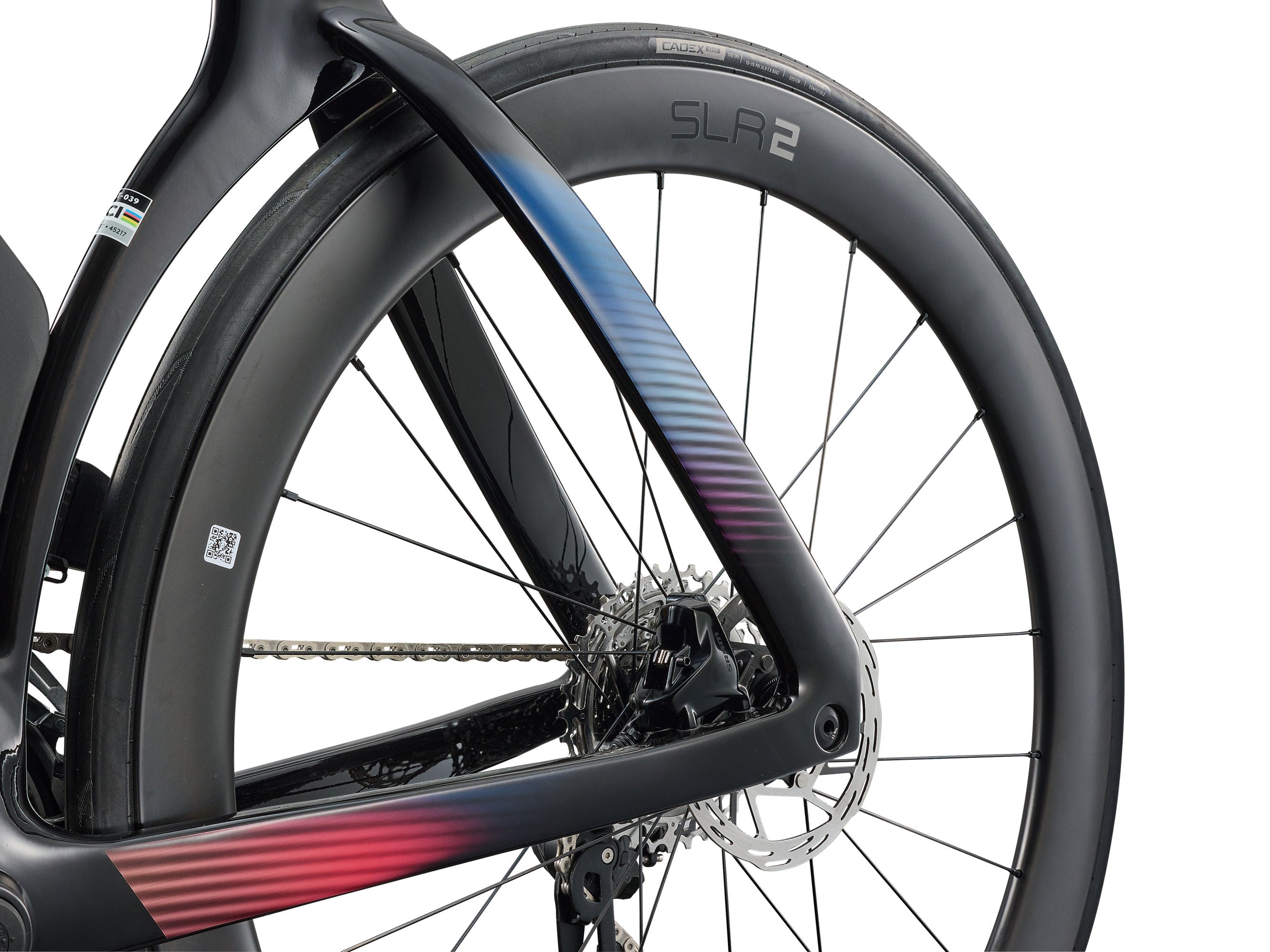 A Bicycle's Back wheel.