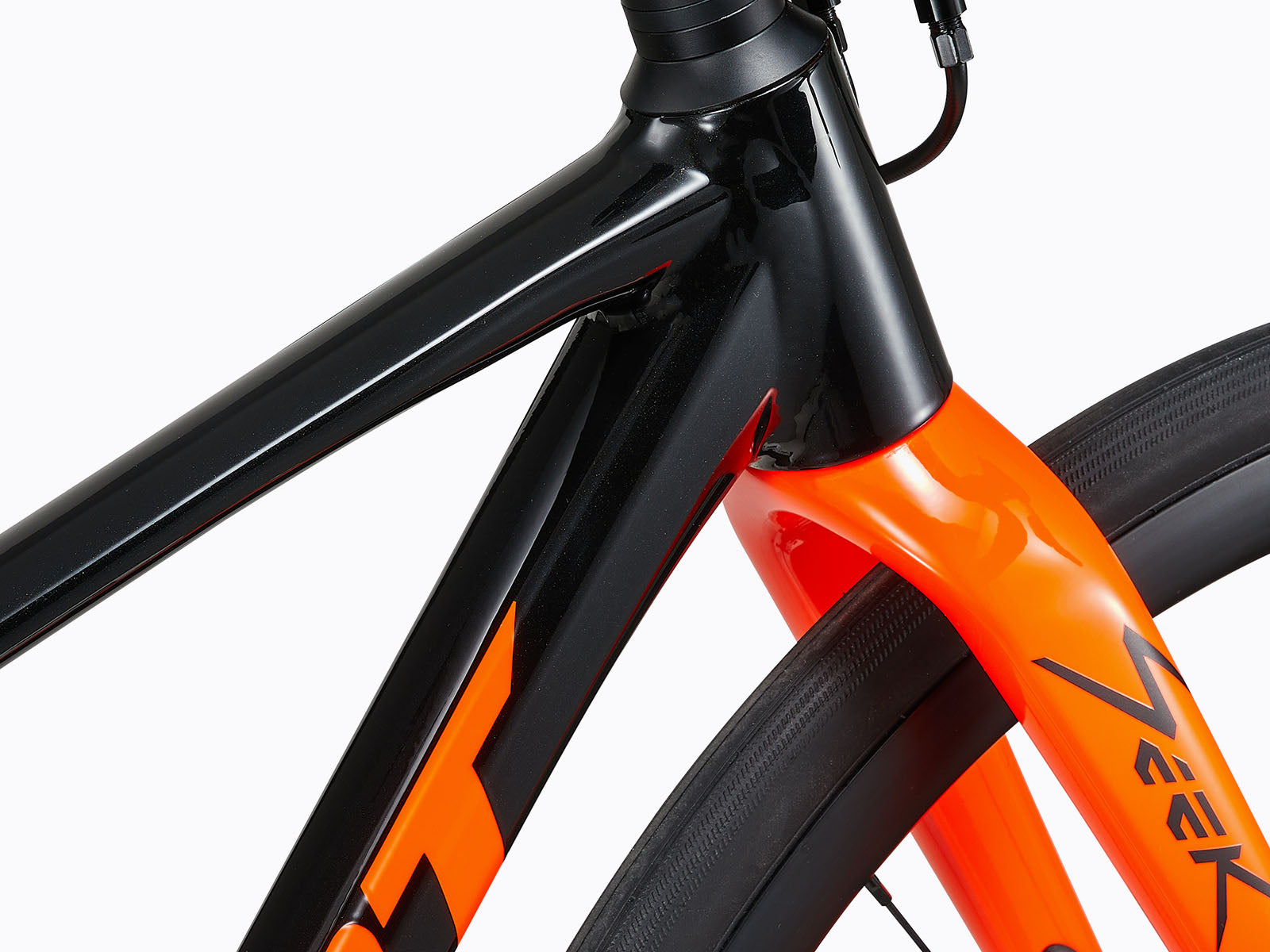 side view of a bicycle's stem,handlebars and shift levers.
